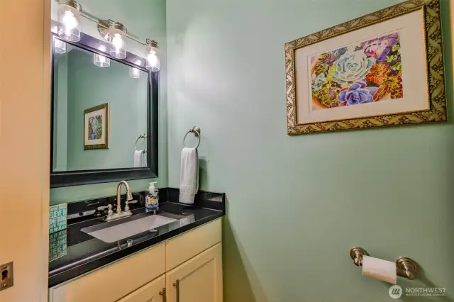 Powder room on main level