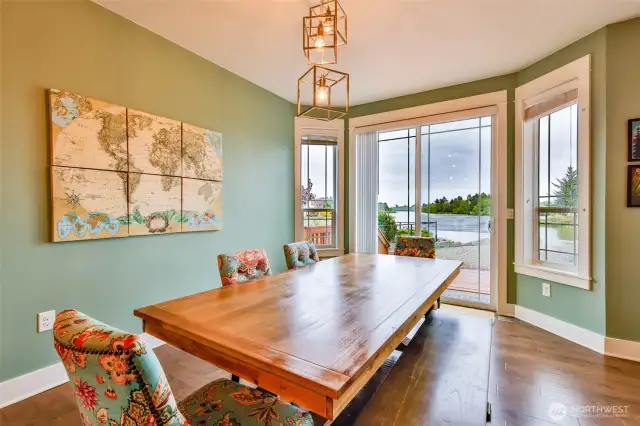 Unobstructed views throughout