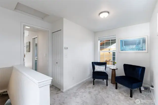 Upstairs nook area