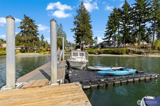 Dock and jet dock