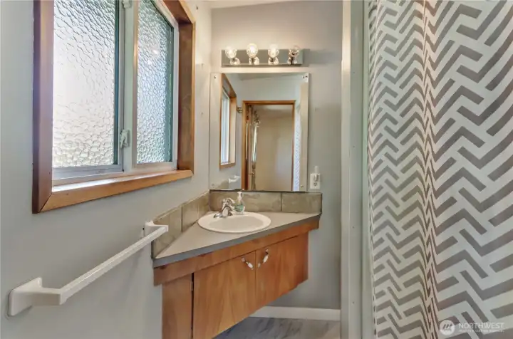 This is the 3/4 Guest Bath.