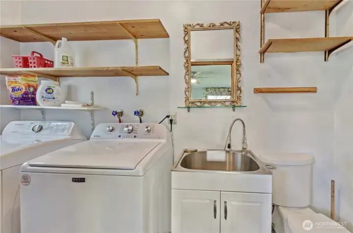 Laundry Room, The Washer and Dryer will stay with the home.