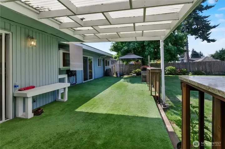 Covered Deck Space