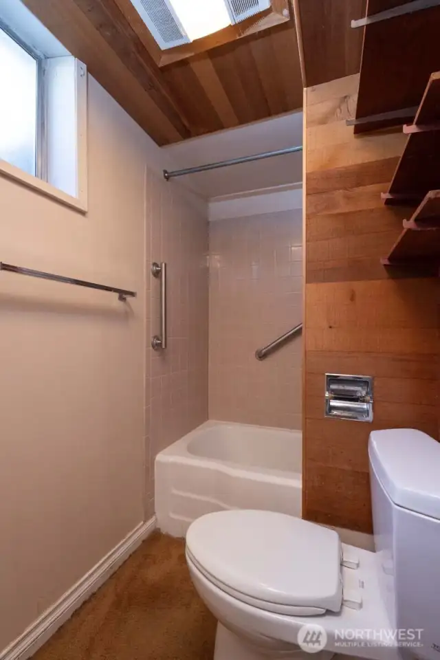 Full bath in lower level