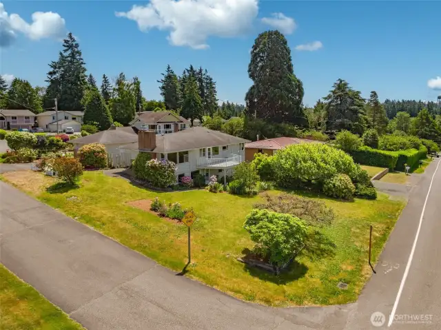 Huge corner lot