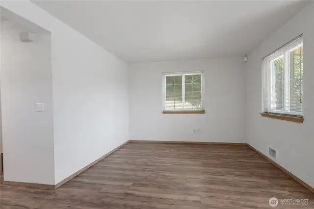 A view of the nook in the Living Room. The window on the right looks out to the Front Porch.