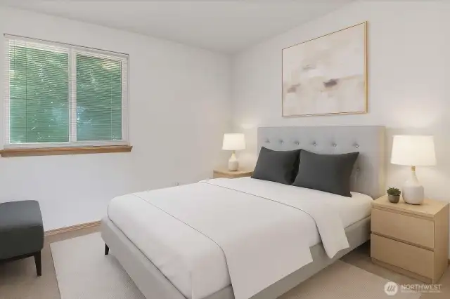 Bedroom #4 with Virtual Staging.