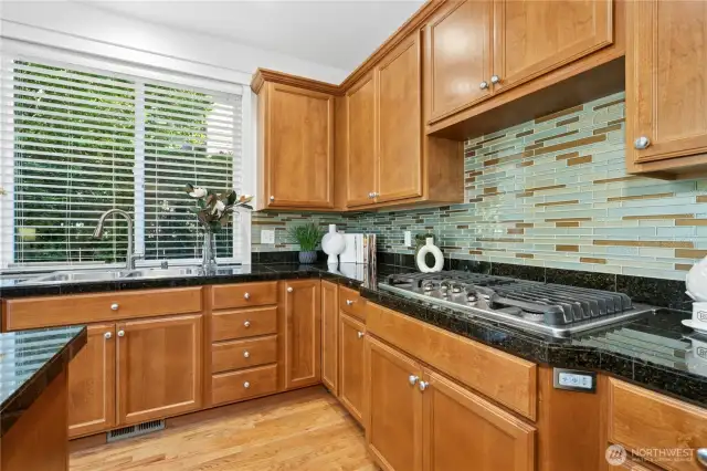 Granite Counters and TONS of cabinet space