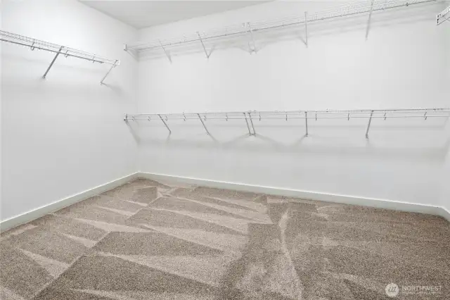 HUGE Walk in Closet in Primary Suite