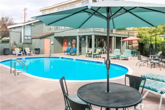 Time to relax and enjoy the outdoor pool