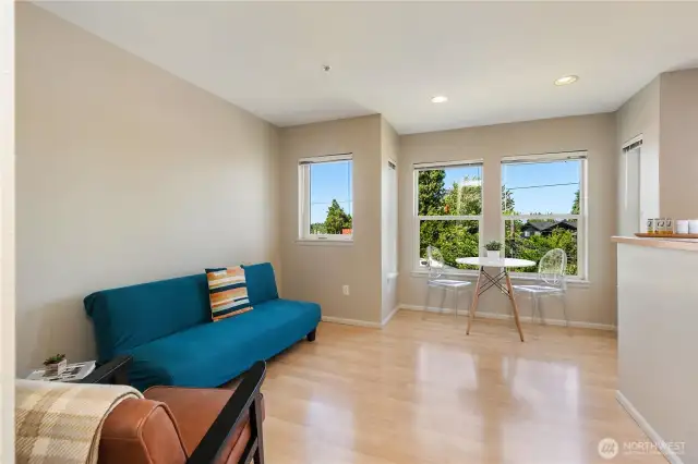 Open Layout with lots of natural light