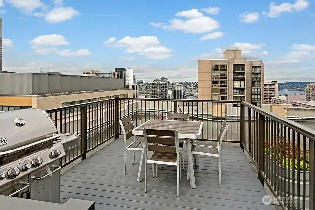 Rooftop deck views.