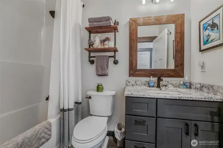 The full bathroom.