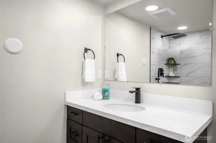 Basement 3/4 bathroom is brand new!