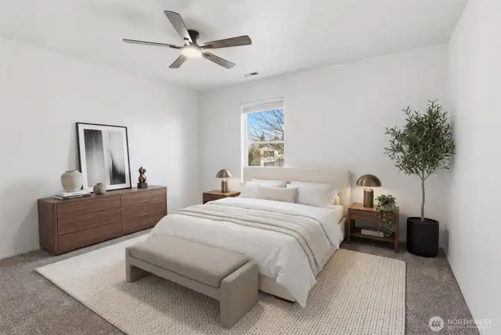 3rd bedroom is also a generous size.