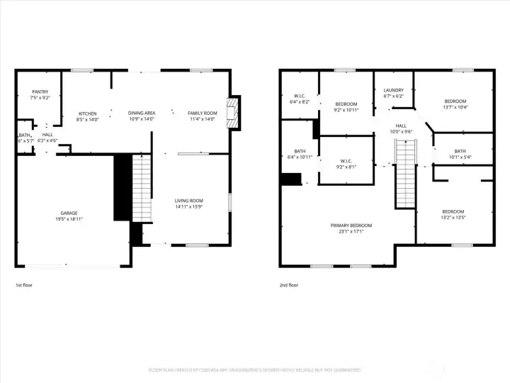 Whole house floorplan.