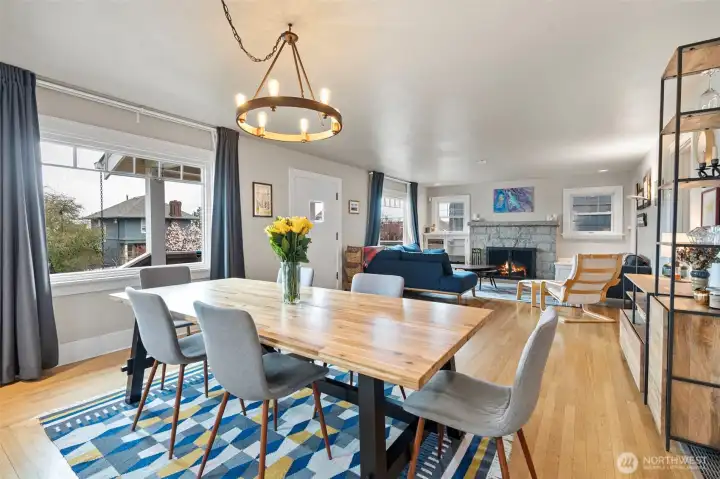 Spacious dining and living areas designed for effortless gathering.