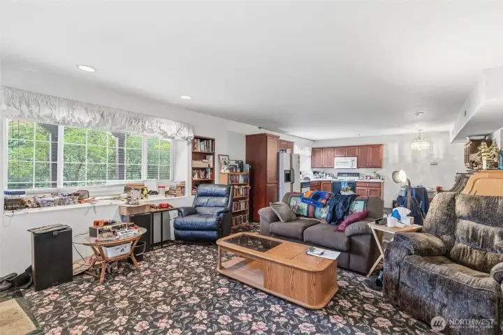 Lower level guest apartment