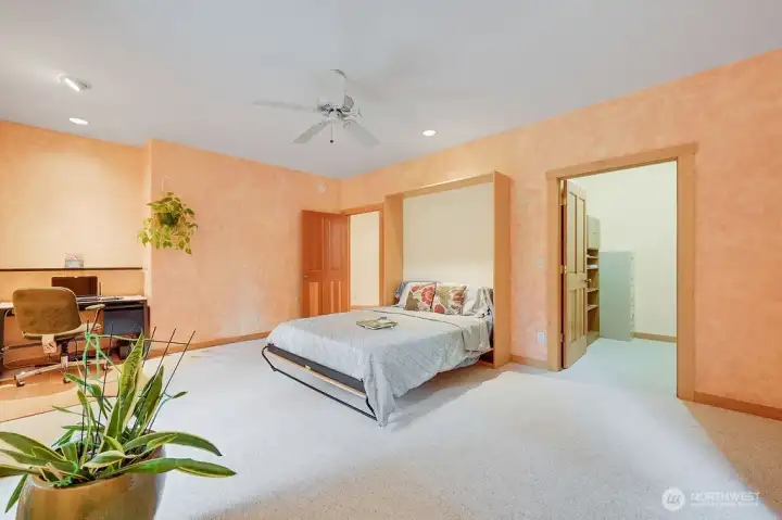 The second bedroom is also lovely and roomy.