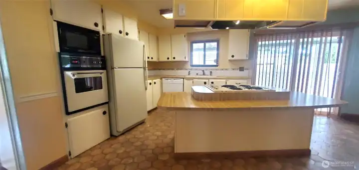 Kitchen from Laundry Room Entry