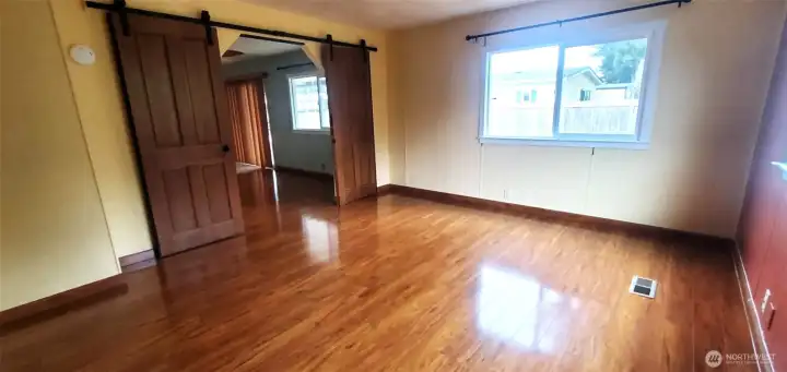Primary Bedroom with Barn Door Slider