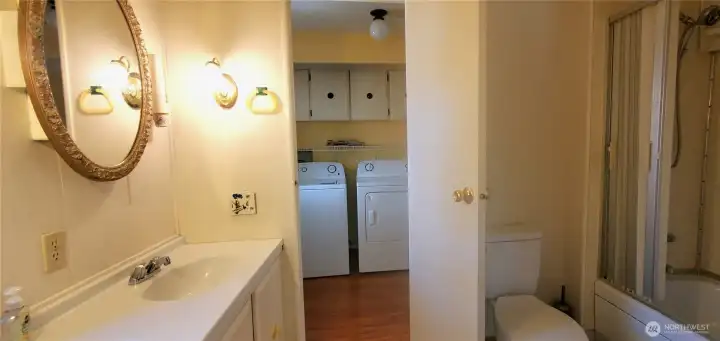 Main Bathroom with double entry