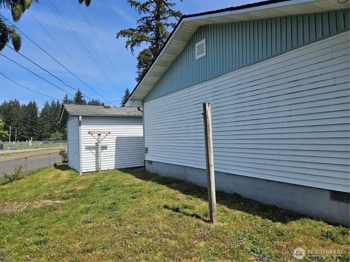 side of house