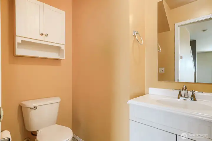 Main floor half bath