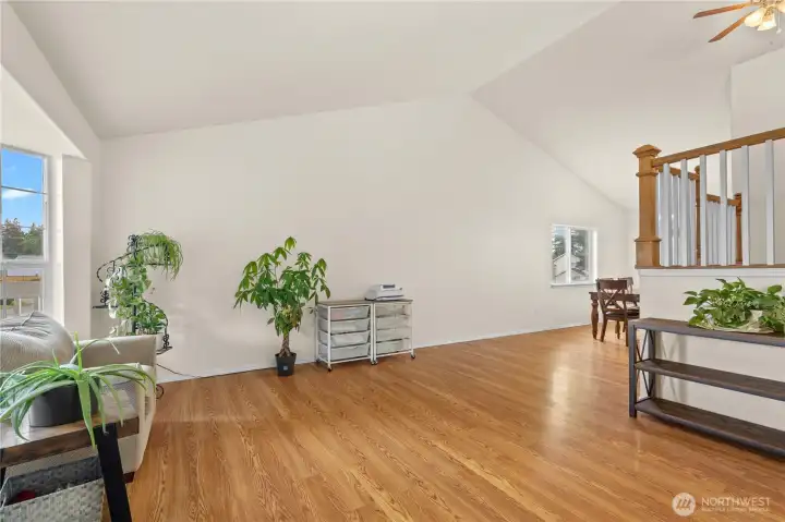 Formal living room. Angle taken from front door area.