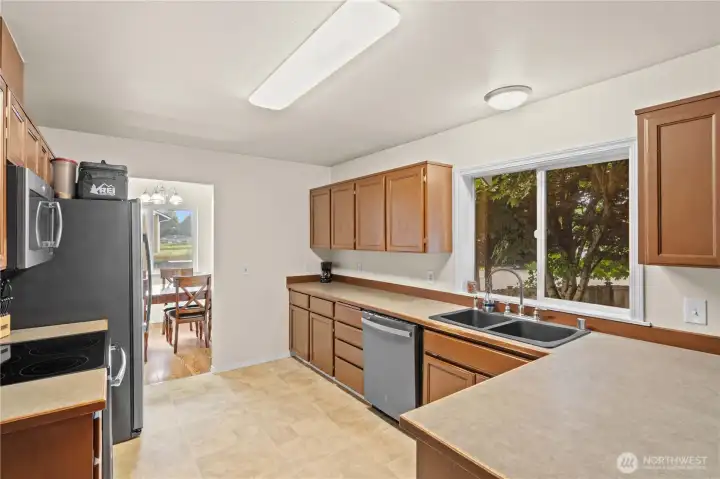 Kitchen from family room