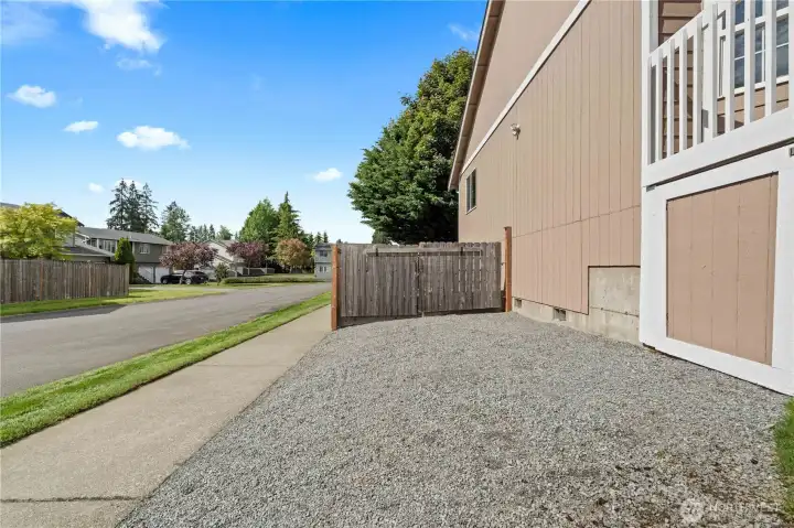 Side of house