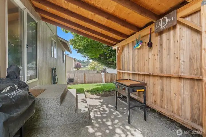 Covered patio