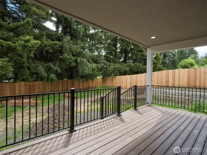 Covered Deck off Dining Area