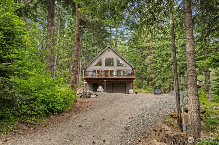 Wrap-around driveway