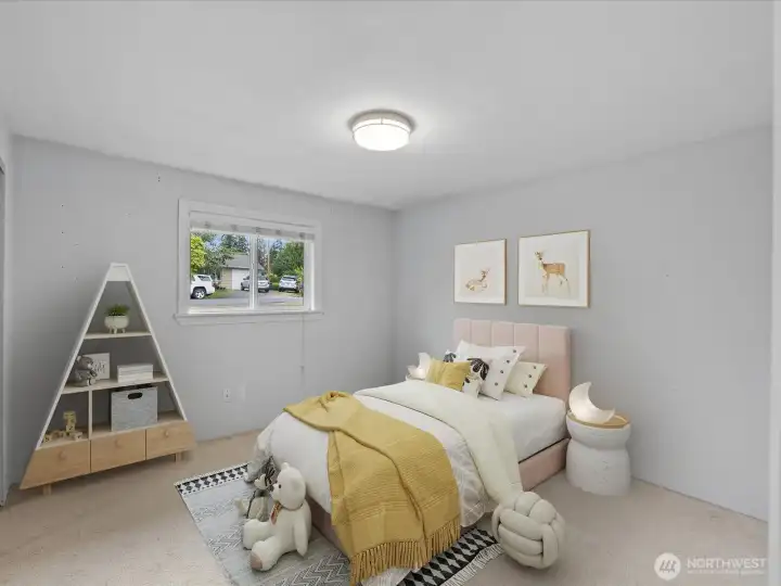 Left - Virtually staged 2nd bedroom Left - Virtually staged 2nd bedroom