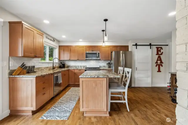 Lovely Kitchen with ample room and walk in pantry