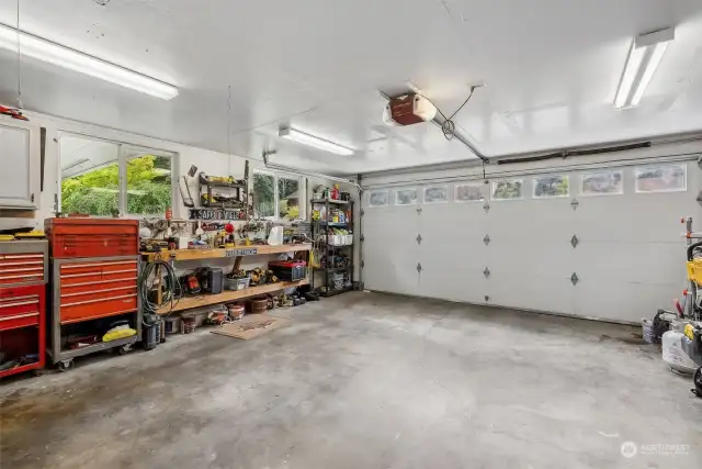 Great storage in garage