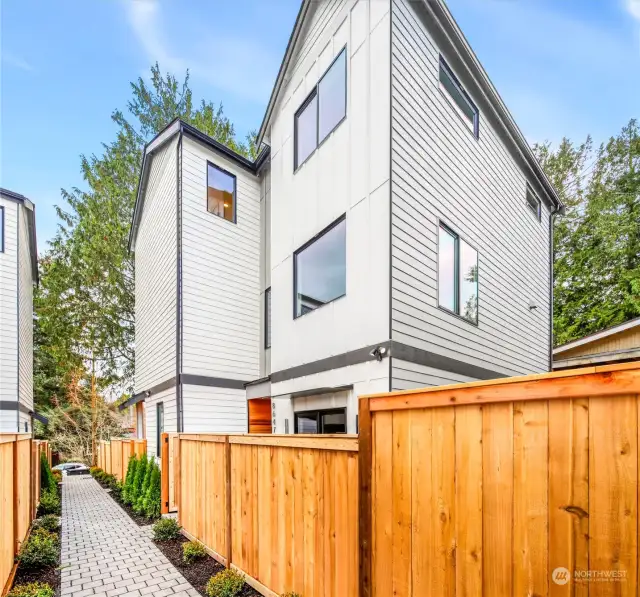 Fully fenced yard.