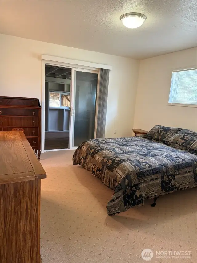 Primary with closet behind