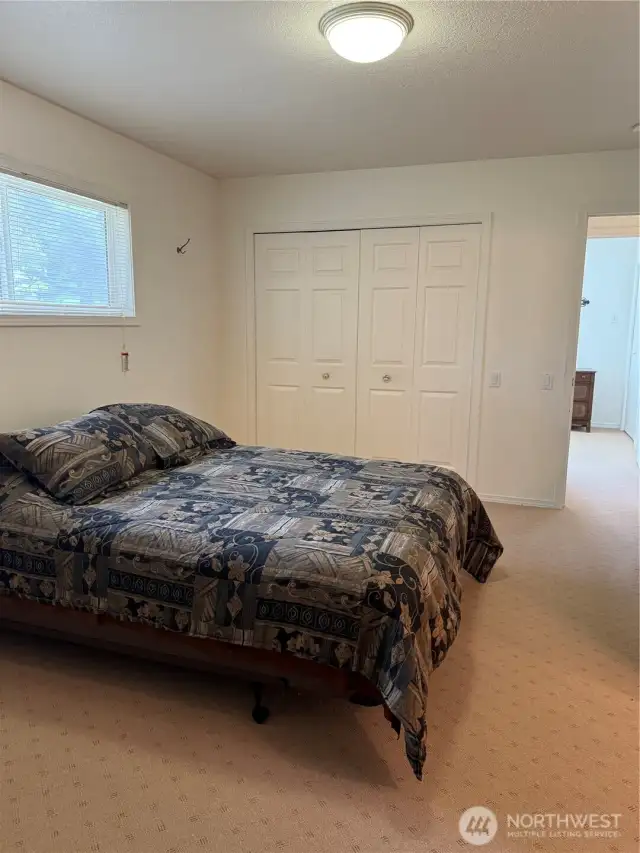 Primary with closet behind