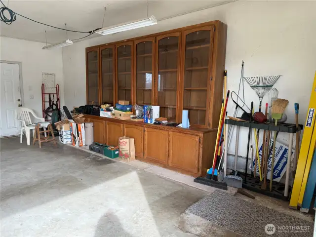 Shop area in garage