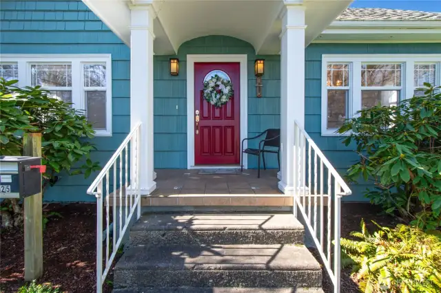 Covered Entrance