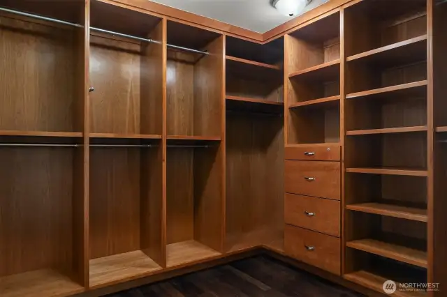 Primary Custom Built Closet