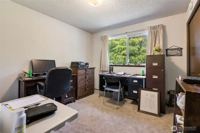 Third upper bedroom- being used as an owner's office