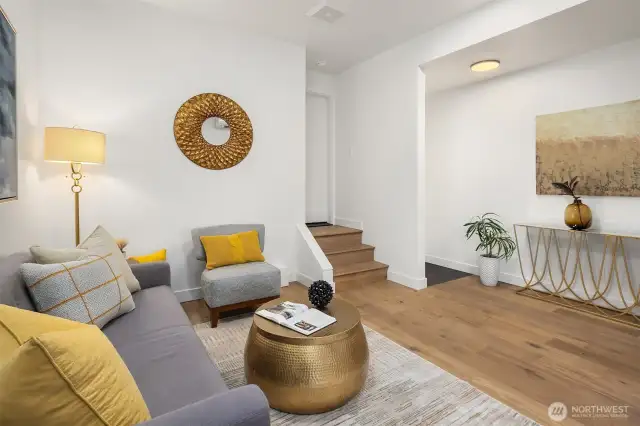Photo from model home with similar floor plan