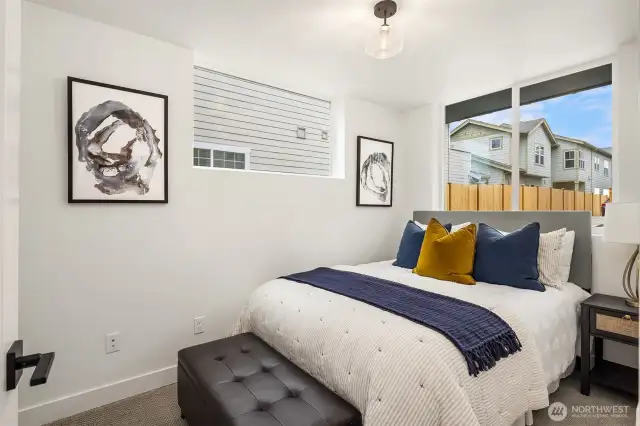Photo from model home with similar floor plan