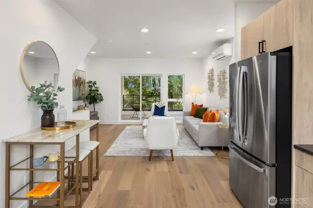 Photo from model home with similar floor plan