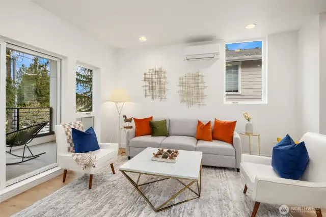 Photo from model home with similar floor plan