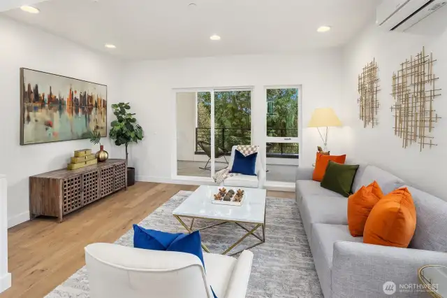 Photo from model home with similar floor plan