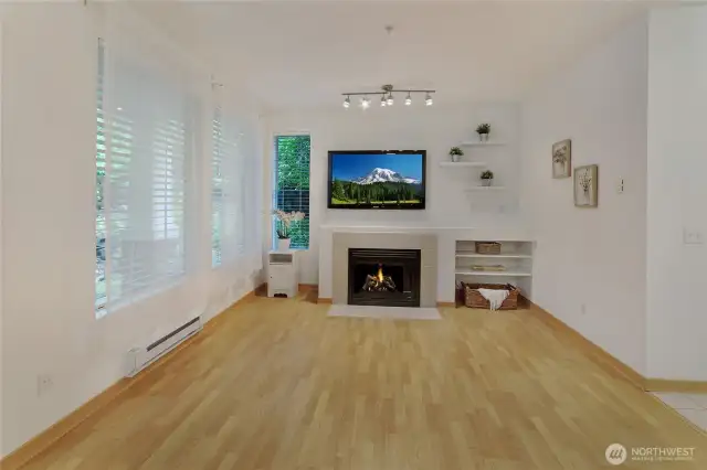 Living Room with Fireplace